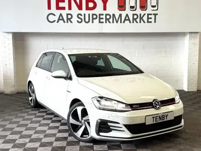 Used VW Golf VII GTI 230 HP (169 kW) 2018 White Hatchback