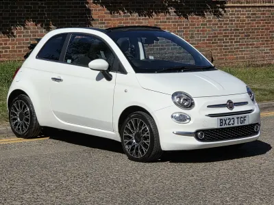 Used Fiat 500 2023 White Cabriolet