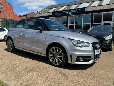 Used Audi A1 S-Line 122 HP (89 kW) 2014 Silver Hatchback