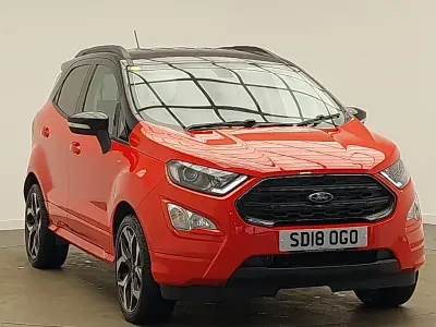Used Ford Ecosport ST-Line 125 HP (91 kW) 2018 Red SUV