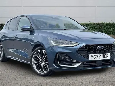 Used Ford Focus ST-Line 125 HP (91 kW) 2022 Blue Hatchback
