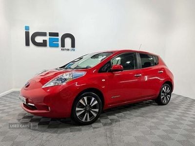 Red Used 2017 Nissan Leaf Tekna Hatchback | £5,150 (Fair price)
