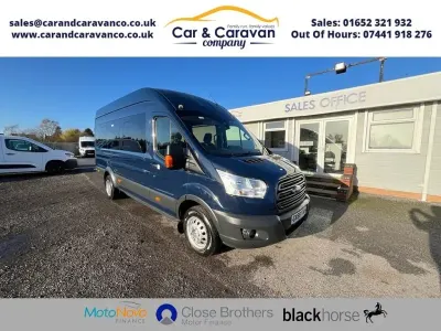 Usado Ford Transit Trend 123 CV (90 kW) 2018 Azul