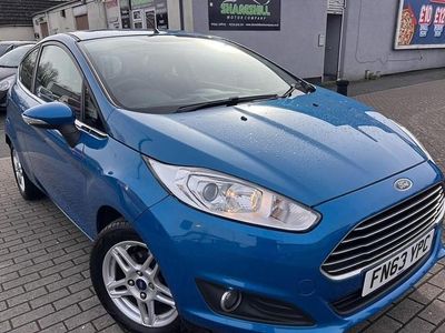 Used Ford Fiesta Zetec 82 HP (60 kW) 2013 Blue Hatchback