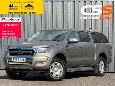 Begagnad Ford Ranger Limited 200 HK (147 kW) 2017 Silver Pickup