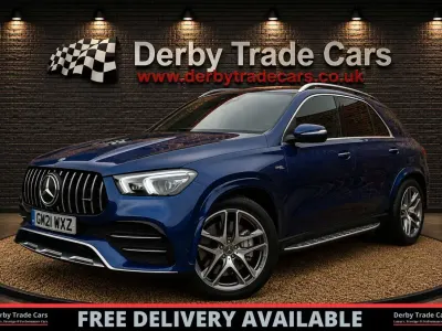 Used Mercedes GLE53 AMG AMG 435 HP (319 kW) 2021 Blue SUV