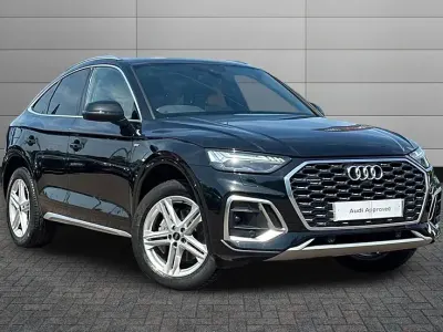 Used Audi Q5 Sportback S-Line 201 HP (147 kW) 2023 Mythos black SUV