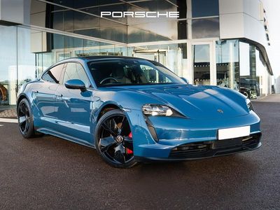 Blue Used 2021 Porsche Taycan Performance Package Sedan | £46,900 (Expensive)