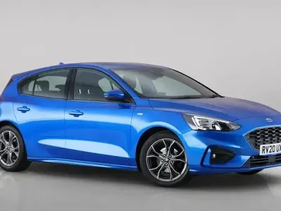 Used Ford Focus ST-Line 125 HP (91 kW) 2020 Blue Hatchback