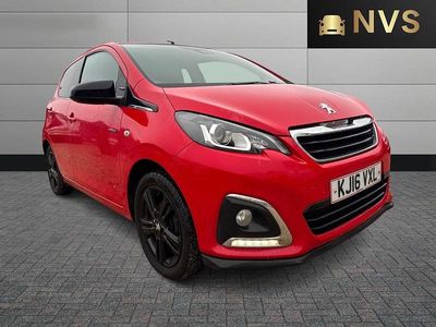Red Used 2016 Peugeot 108 GT-line Hatchback | £4,195 (Fair price)