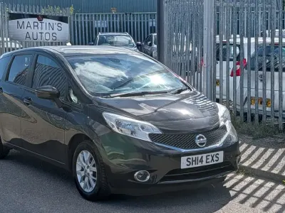 Used Nissan Note Acenta Premium 90 HP (66 kW) 2014 Black Hatchback