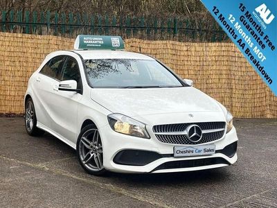 Used Mercedes A180 AMG line 109 HP (80 kW) 2017 White Hatchback