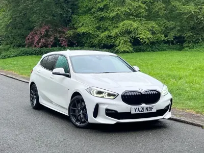 Used BMW 120 M Sport 190 HP (139 kW) 2021 White Hatchback