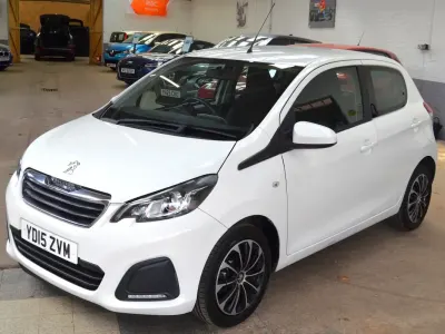 Used Peugeot 108 Active 68 HP (50 kW) 2015 White Hatchback