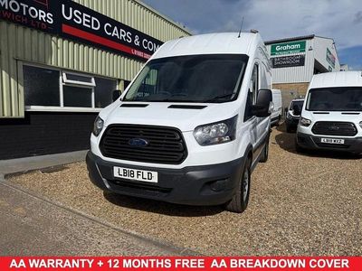 Used Ford Transit 130 HP (95 kW) 2018 White Van