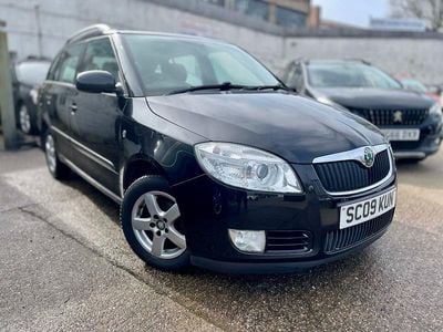 Used Skoda Fabia GreenLine 80 HP (58 kW) 2009 Black Estate