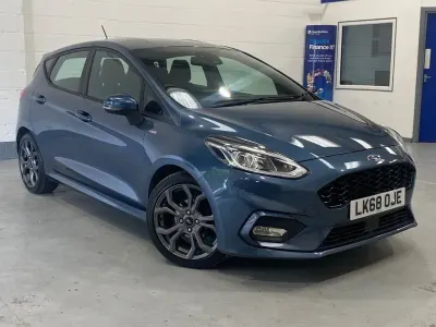 Used Ford Fiesta ST-Line 125 HP (91 kW) 2019 Blue Hatchback