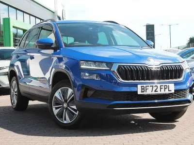 Used Skoda Karoq SE Drive 108 HP (79 kW) 2022 Energy blue SUV