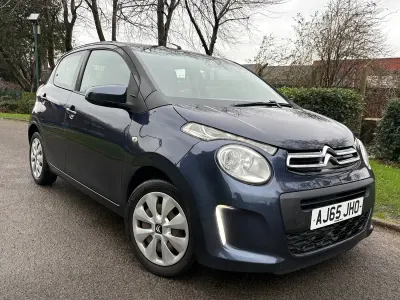 Begagnad Citroën C1 Feel 82 HK (60 kW) 2016 Blå Halvkombi