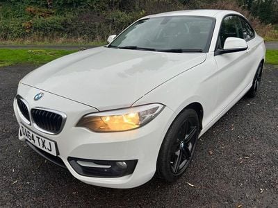 Used BMW 218 Sport Line 2014 White Coupe
