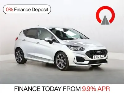 Used Ford Fiesta ST-Line 125 HP (91 kW) 2022 Silver Hatchback