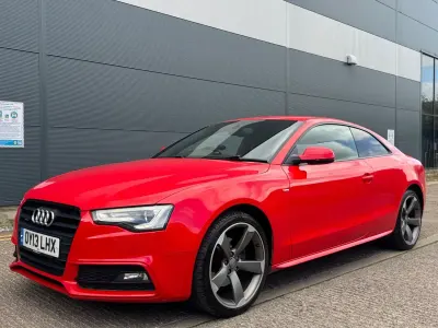 Used Audi A5 Black Edition 2013 Red Coupe