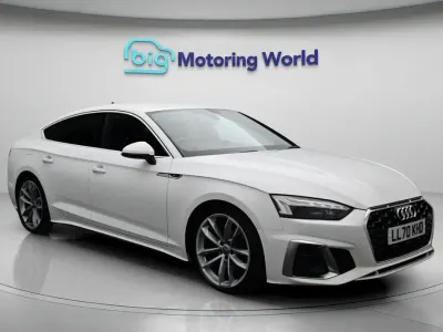 Used Audi A5 Sportback S-Line 163 HP (119 kW) 2020 White Hatchback