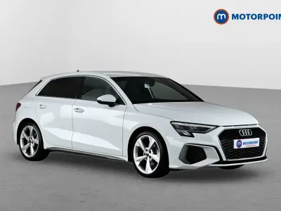 Used Audi A3 S-Line 2022 White Sedan