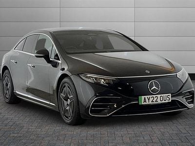 Grey Used 2022 Mercedes EQS450+ AMG line Sedan | £36,695 (Fair price)