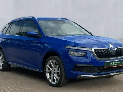 Used Skoda Kamiq SE L Executive 110 HP (80 kW) 2023 Blue SUV