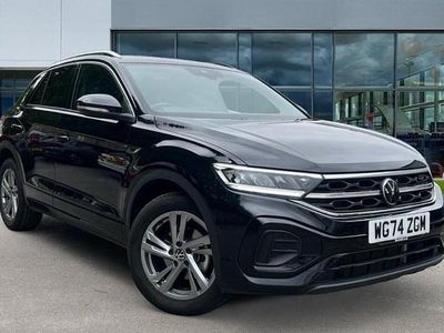Deep black pearl Used 2025 VW T-Roc R-line SUV | £25,889 (Fair price)