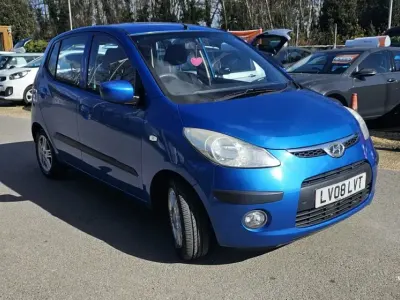 Used Hyundai i10 Comfort 66 HP (48 kW) 2008 Blue Hatchback
