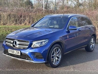 Blue Used 2018 Mercedes GLC250 AMG line SUV | £20,100 (Good price)