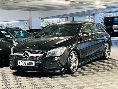 Used Mercedes CLA180 Shooting Brake AMG line 122 HP (89 kW) 2018 Black Estate