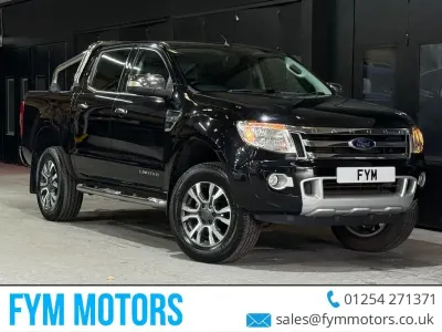 Used Ford Ranger Limited 150 HP (110 kW) 2014 Black Pickup