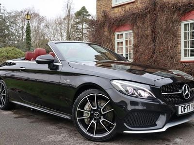 Black Used 2017 Mercedes C43 AMG Premium Plus Cabriolet | £22,495 (Fair price)