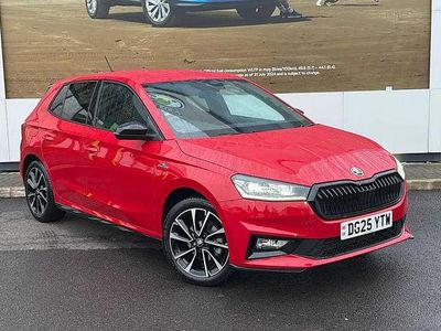 Velvet red metallic Used 2025 Skoda Fabia Monte Carlo Hatchback | £20,995 (Expensive)