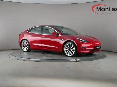 Used Tesla Model 3 Performance 461 kW (627 HP) 2019 Red Sedan