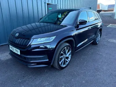Used Skoda Kodiaq SportLine 150 HP (110 kW) 2021 Black SUV