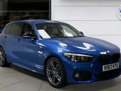 Used BMW 118 M Sport 148 HP (108 kW) 2017 Blue Hatchback