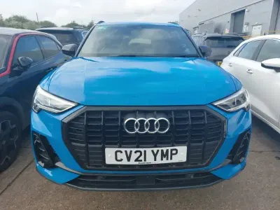 Second-hand Audi Q3 Black Edition 150 CP (110 kW) 2021 Albastru SUV