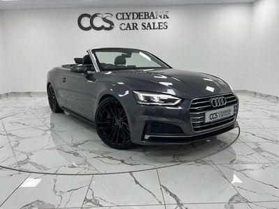 Used Audi A5 Cabriolet S-Line 2018 Grey Cabriolet