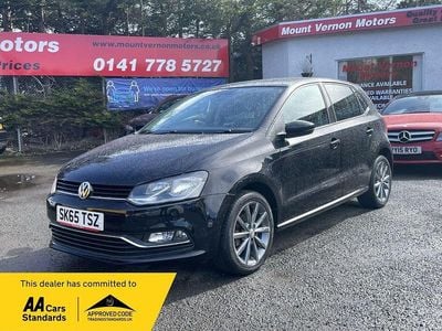 Used VW Polo Design 60 HP (44 kW) 2015 Black Hatchback