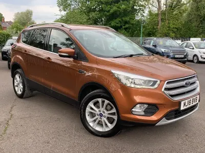 Used Ford Kuga Titanium 120 HP (88 kW) 2018 Brown SUV