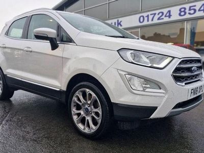 White Used 2018 Ford Ecosport Titanium SUV | £8,488 (Fair price)