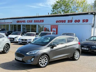 Used Ford Fiesta Titanium 125 HP (91 kW) 2018 Grey Hatchback