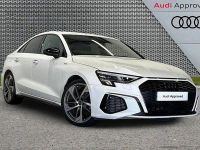 Used Audi A3 Black Edition 147 HP (108 kW) 2024 White Sedan