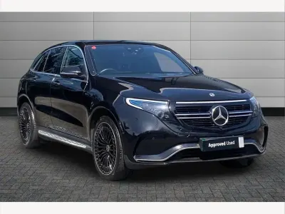 Usado Mercedes EQC400 AMG Line Premium Plus 300 kW (408 CV) 2022 Negro SUV
