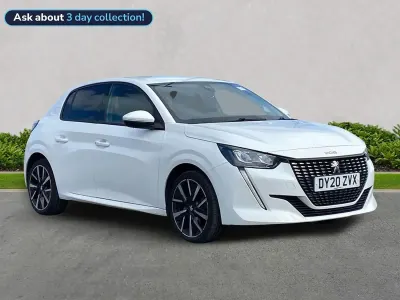 Used Peugeot 208 Allure 100 HP (73 kW) 2020 White Hatchback
