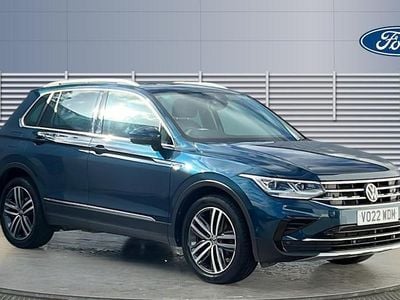 Blue Used 2022 VW Tiguan Elegance SUV | £23,988 (Fair price)